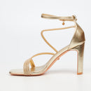 Miss Black Liliana 2 Heel - Gold footwear Miss Black