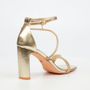 Miss Black Liliana 2 Heel - Gold footwear Miss Black
