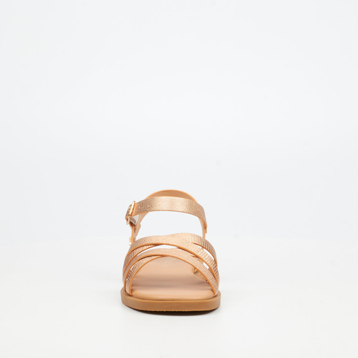 Flutterby Lillie 1 Flat Sandal - Rose Gold