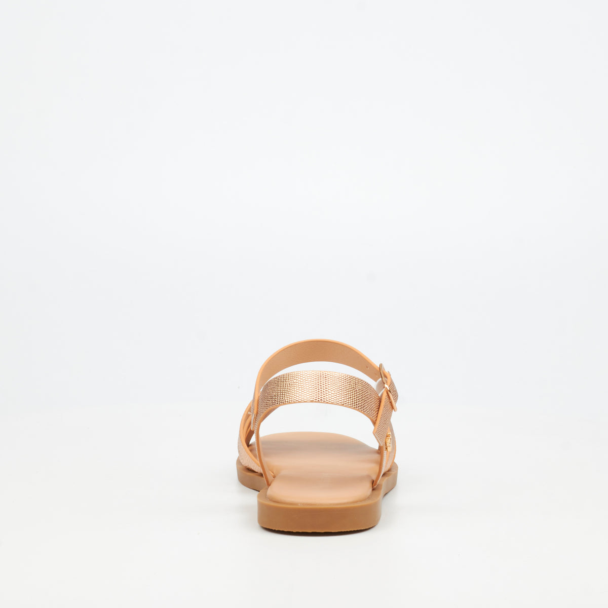 Flutterby Lillie 1 Flat Sandal - Rose Gold