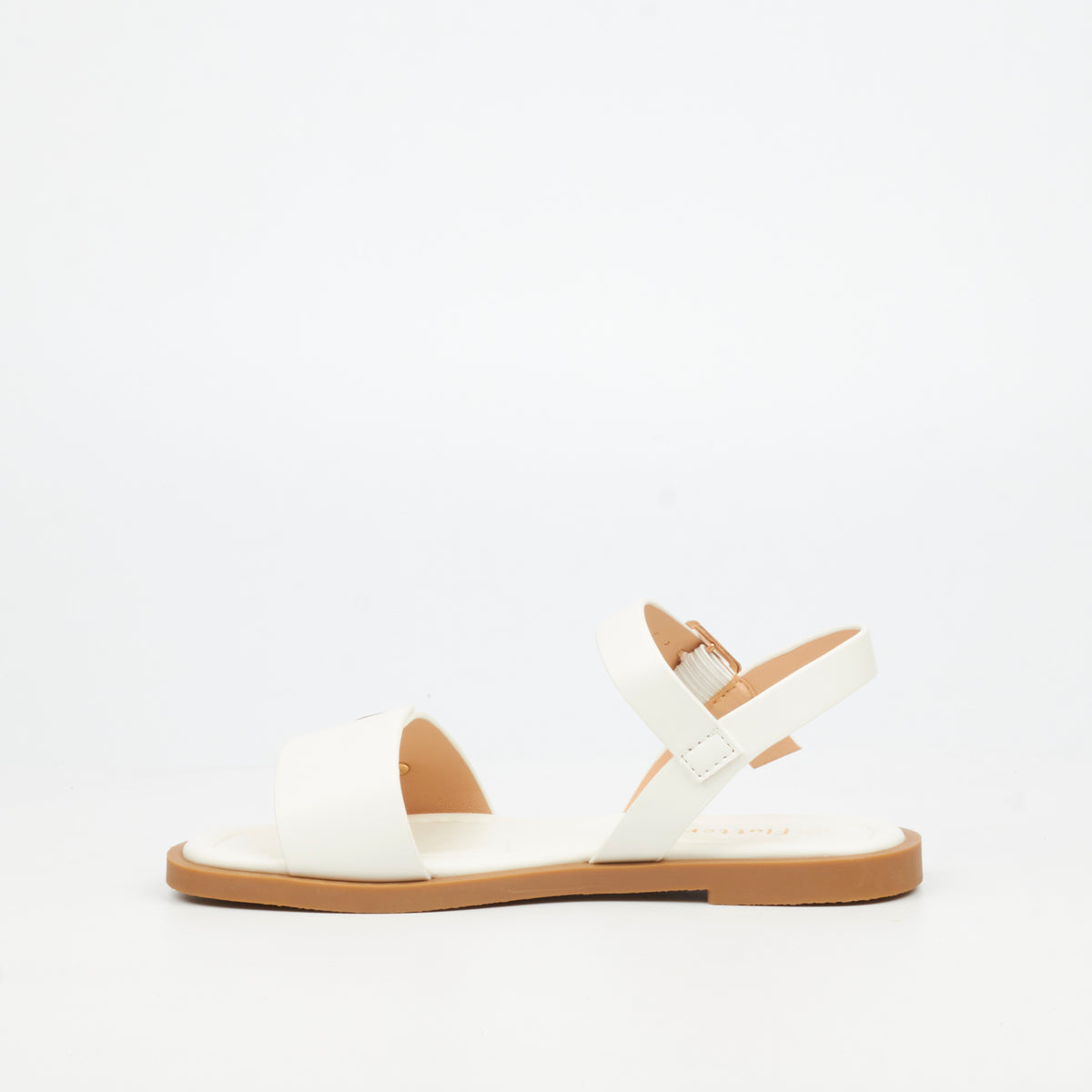 Flutterby Lillie 2 Flat Sandal - White