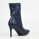 Butterfly Feet Lively 12 Ankle Boot - Navy footwear Butterfly Feet