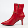 Butterfly Feet Lively 13 Ankle Boot - Red footwear Butterfly Feet