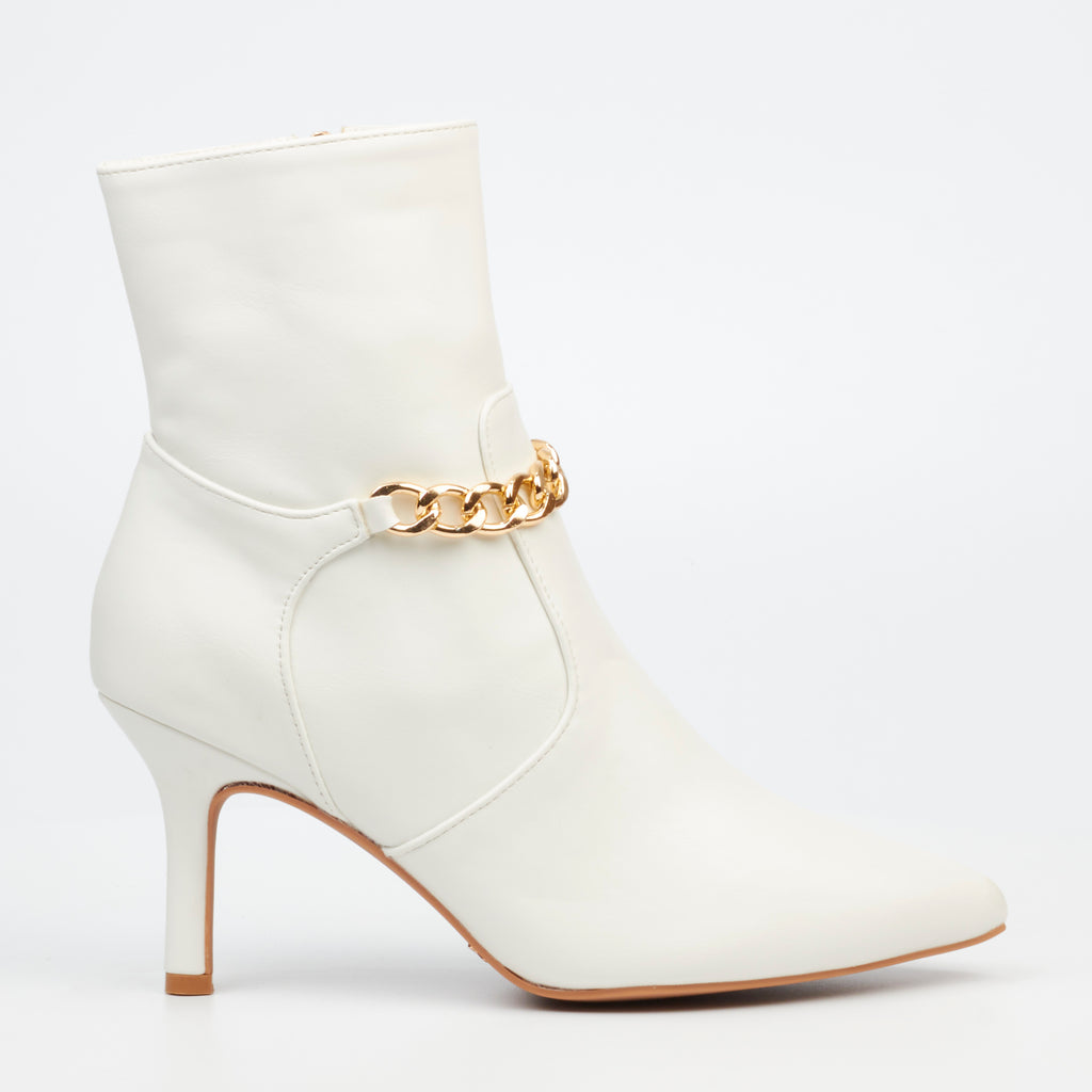 Butterfly Feet Lively 13 Ankle Boots - White footwear Butterfly Feet