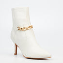 Butterfly Feet Lively 13 Ankle Boots – White