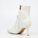 Butterfly Feet Lively 13 Ankle Boots – White
