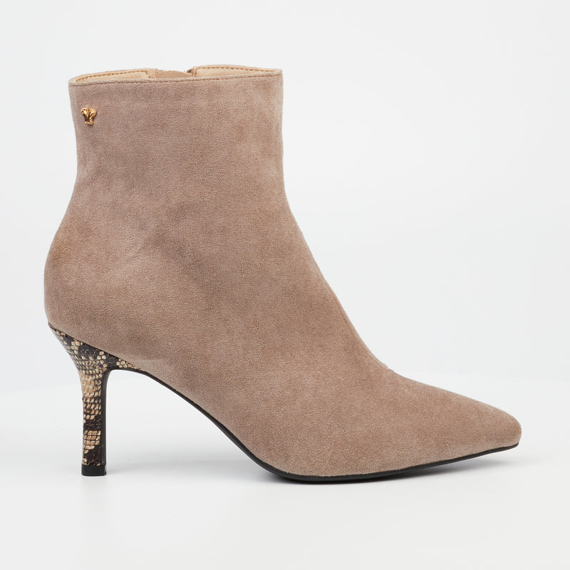 Butterfly Feet Lively 4 Ankle Boot - Taupe footwear Butterfly Feet   