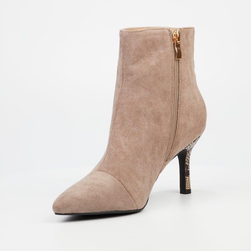 Butterfly Feet Lively 4 Ankle Boot - Taupe footwear Butterfly Feet   