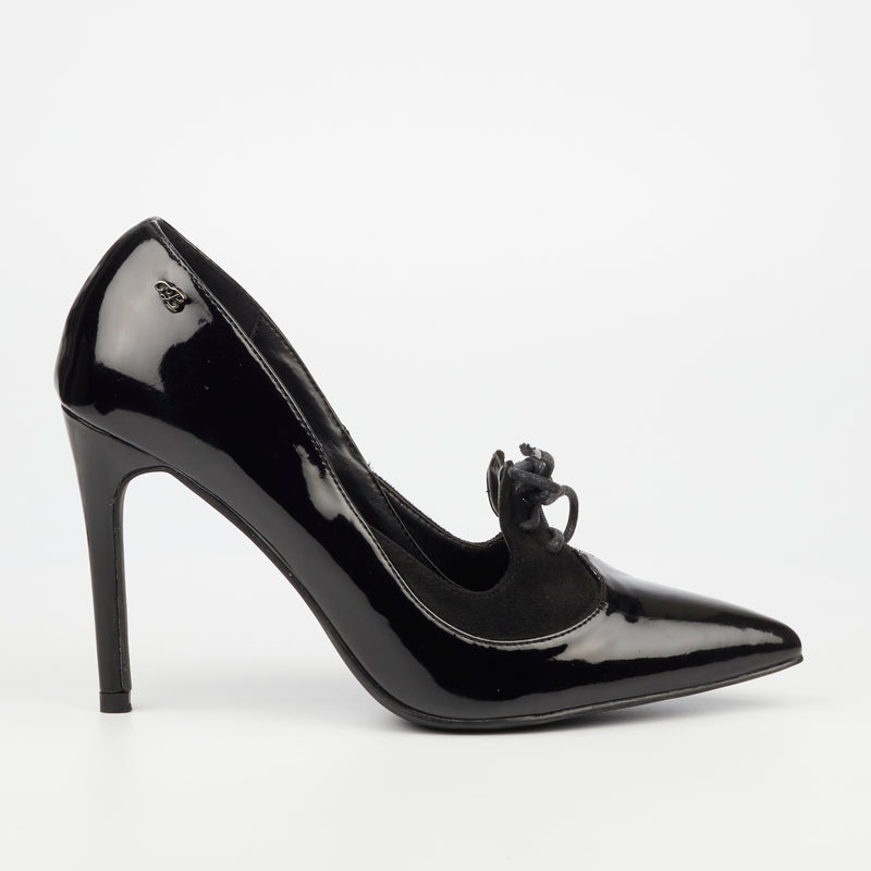 Miss Black Lola 14 Court - Black footwear Miss Black   