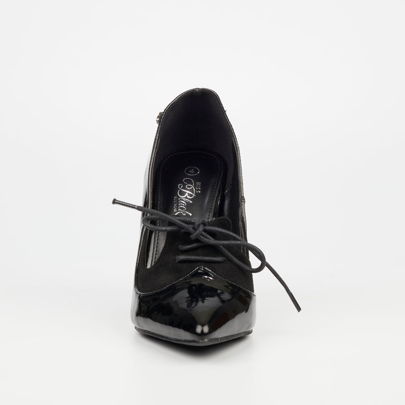 Miss Black Lola 14 Court - Black footwear Miss Black   