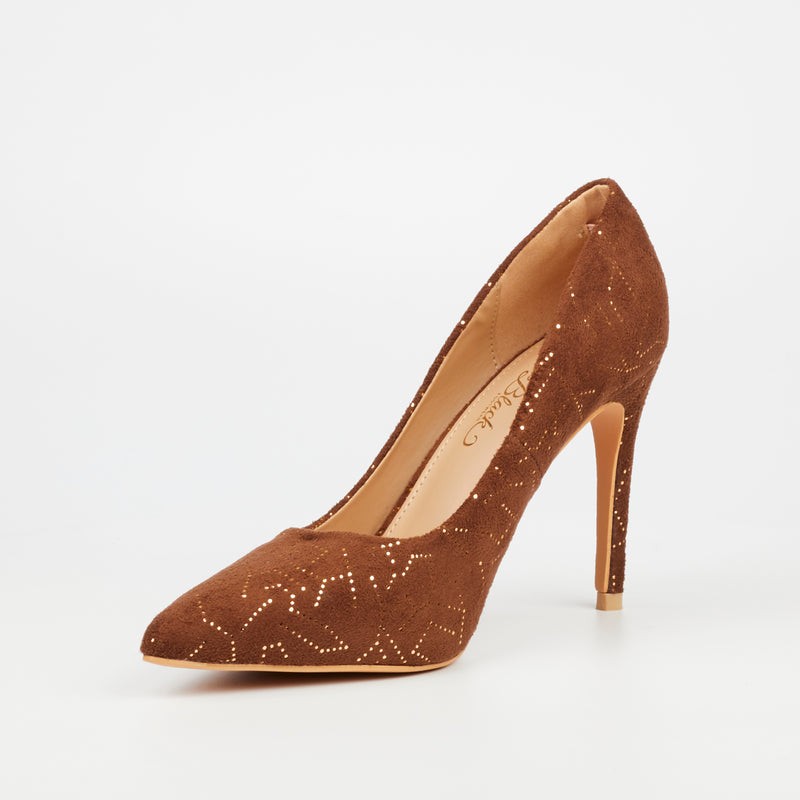 Miss Black Lola 19 Court - Chocolate footwear Miss Black   