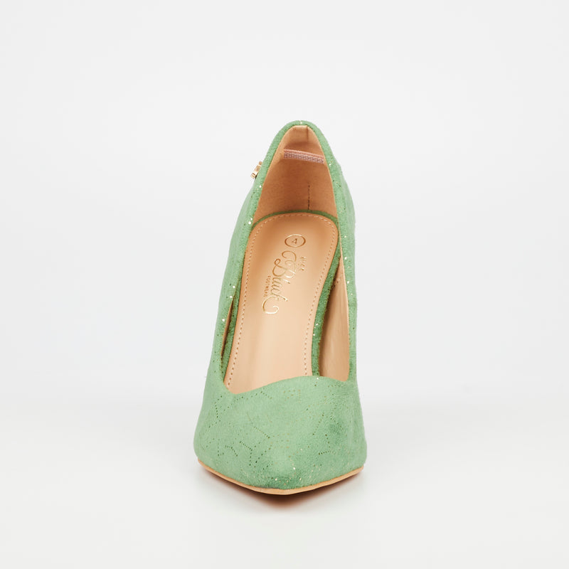 Miss Black Lola 19 Court - Green footwear Miss Black   