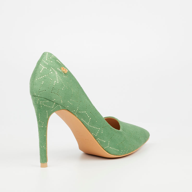 Miss Black Lola 19 Court - Green footwear Miss Black   