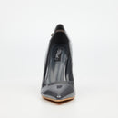 Miss Black Lola 1 Court - Charcoal footwear Miss Black