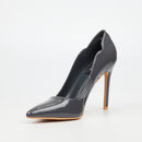 Miss Black Lola 1 Court - Charcoal footwear Miss Black