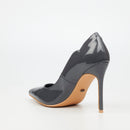 Miss Black Lola 1 Court - Charcoal footwear Miss Black