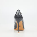 Miss Black Lola 1 Court - Charcoal footwear Miss Black