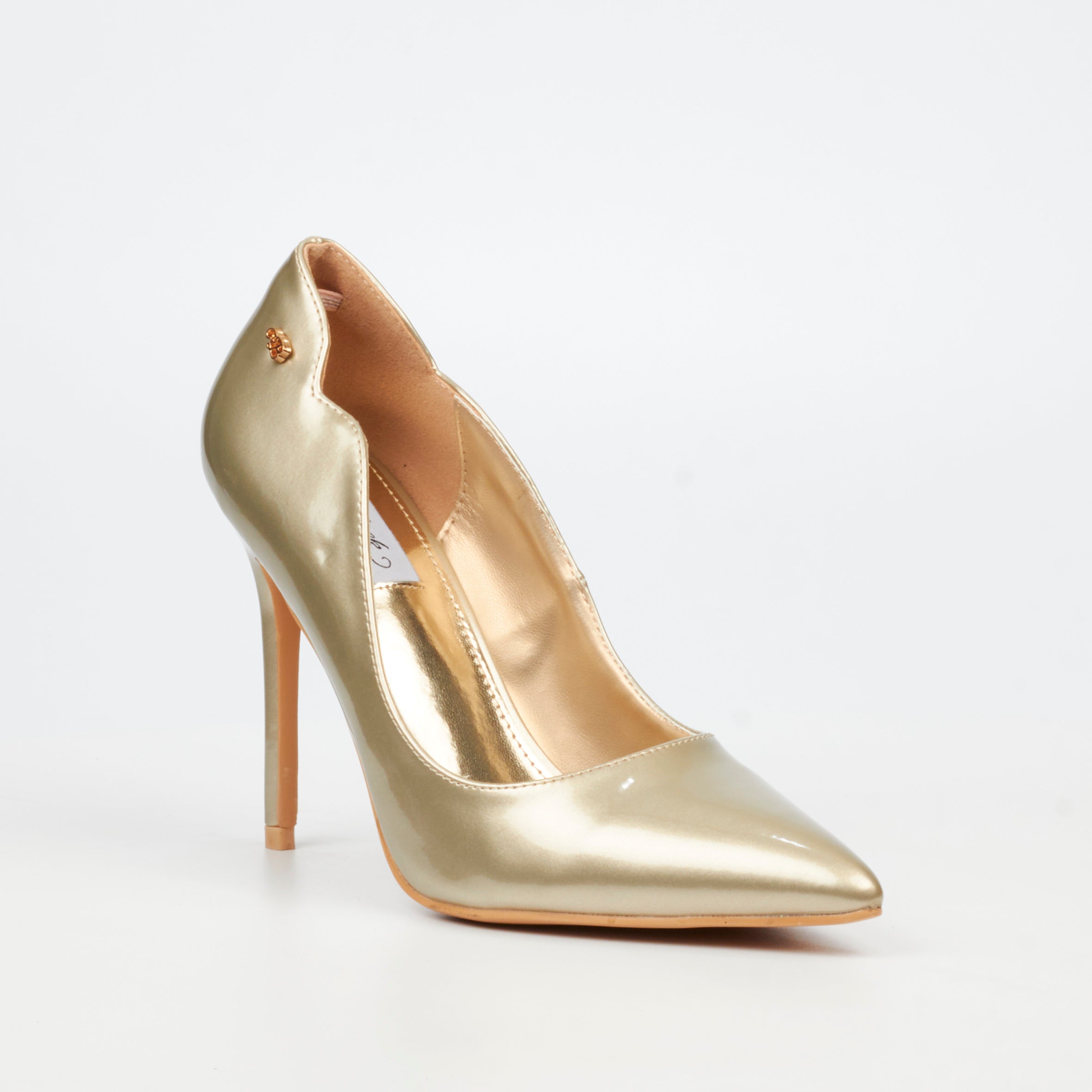 Miss Black Lola 1 Court - Champagne footwear Miss Black