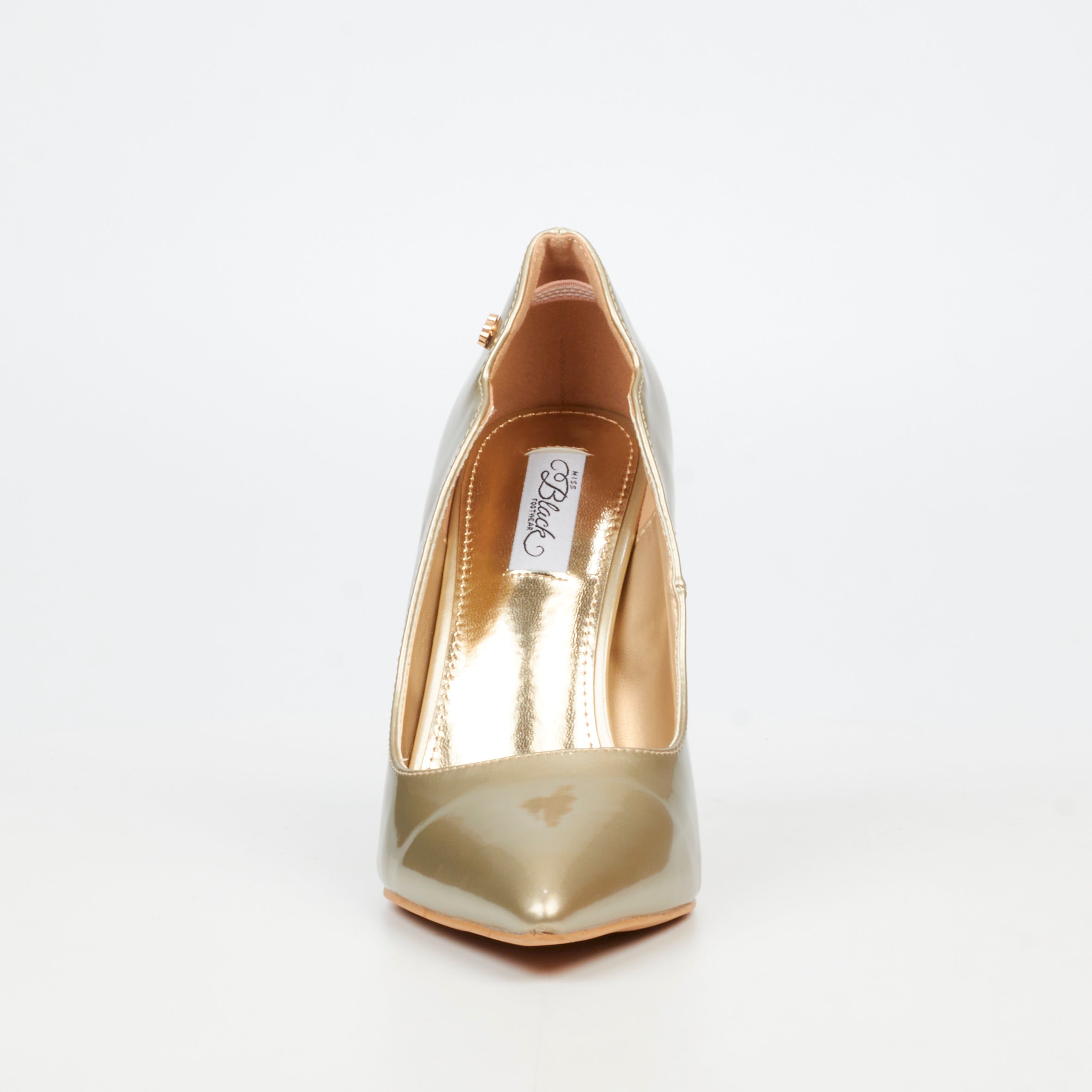 Miss Black Lola 1 Court - Champagne footwear Miss Black