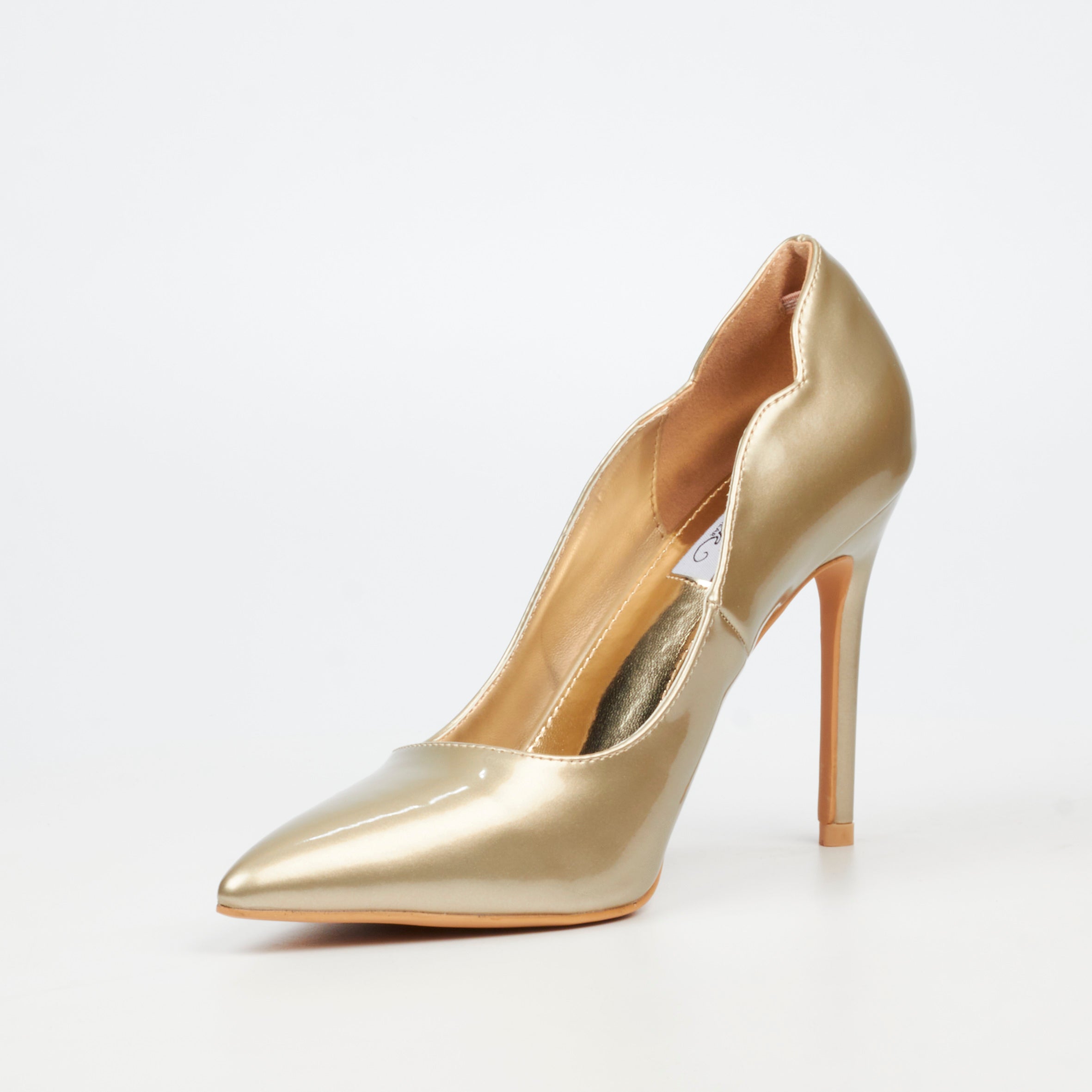 Miss Black Lola 1 Court - Champagne footwear Miss Black
