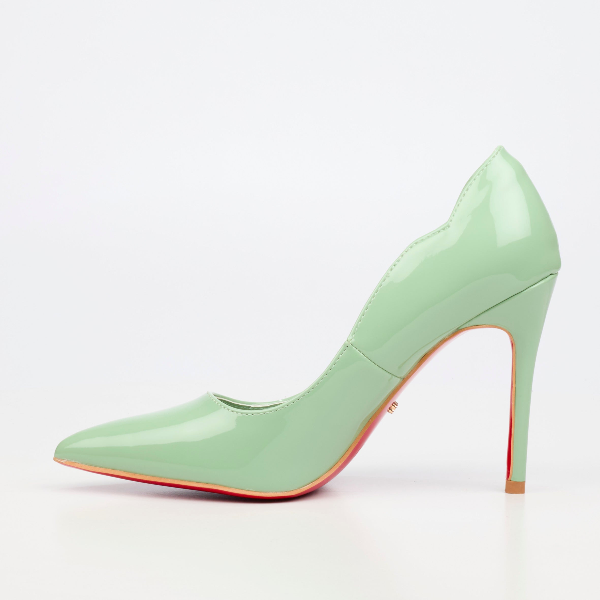 Miss Black Lola 1 Court - Green footwear Miss Black