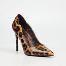 Miss Black Lola 1 Court - Leopard footwear Miss Black