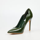 Miss Black Lola 1 Court - Olive footwear Miss Black