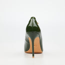 Miss Black Lola 1 Court - Olive footwear Miss Black