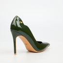 Miss Black Lola 1 Court - Olive footwear Miss Black