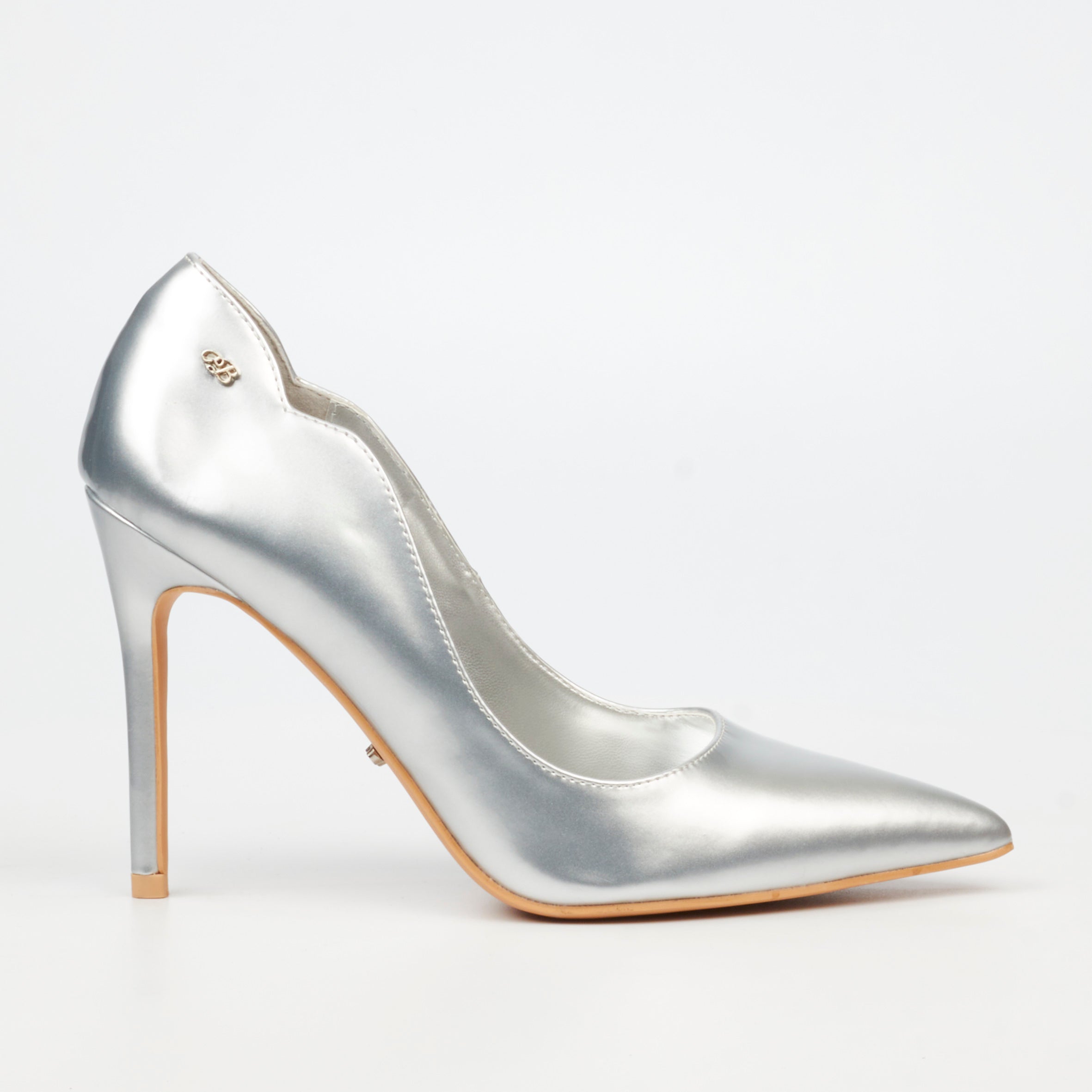 Miss Black Lola 1 Court - Silver footwear Miss Black