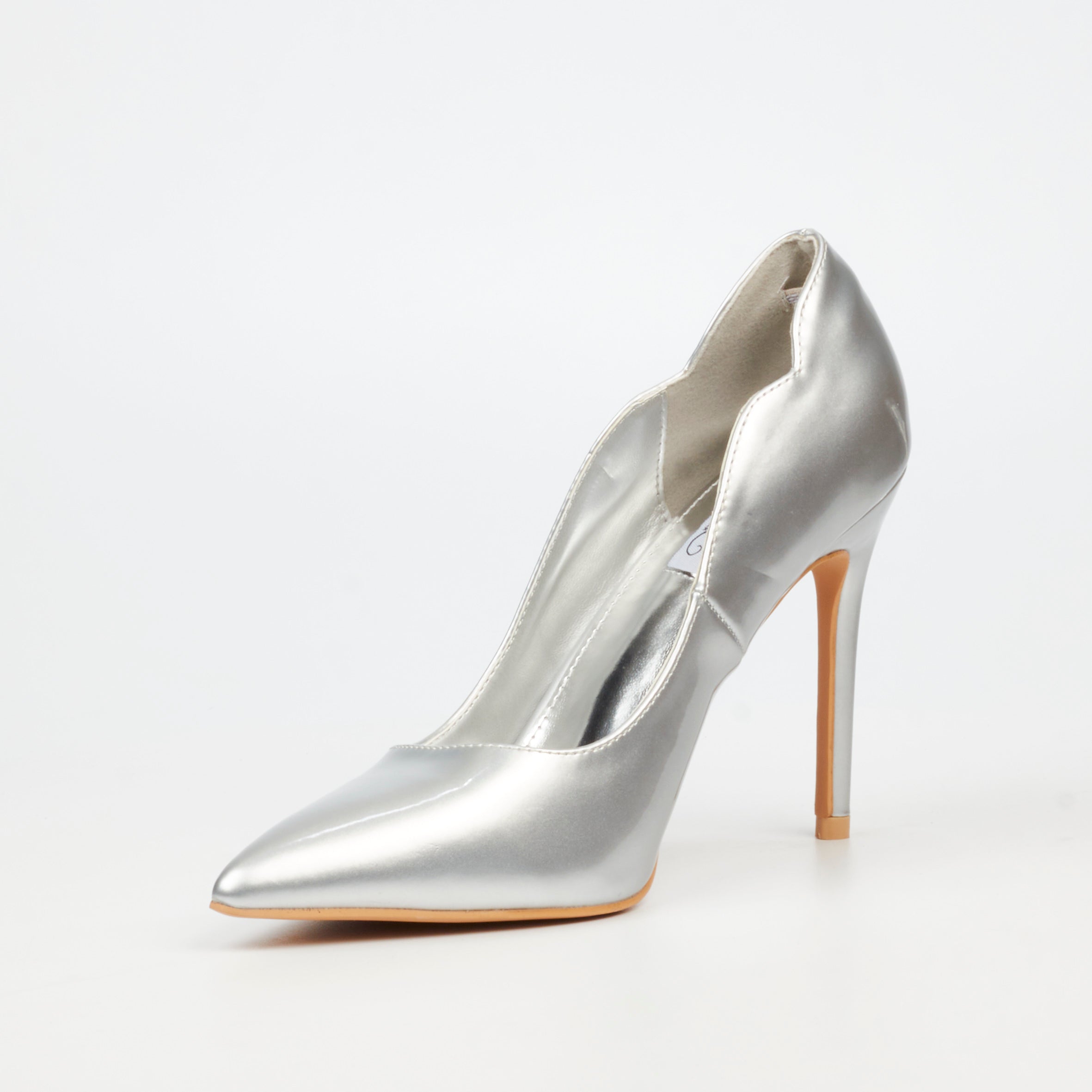 Miss Black Lola 1 Court - Silver footwear Miss Black