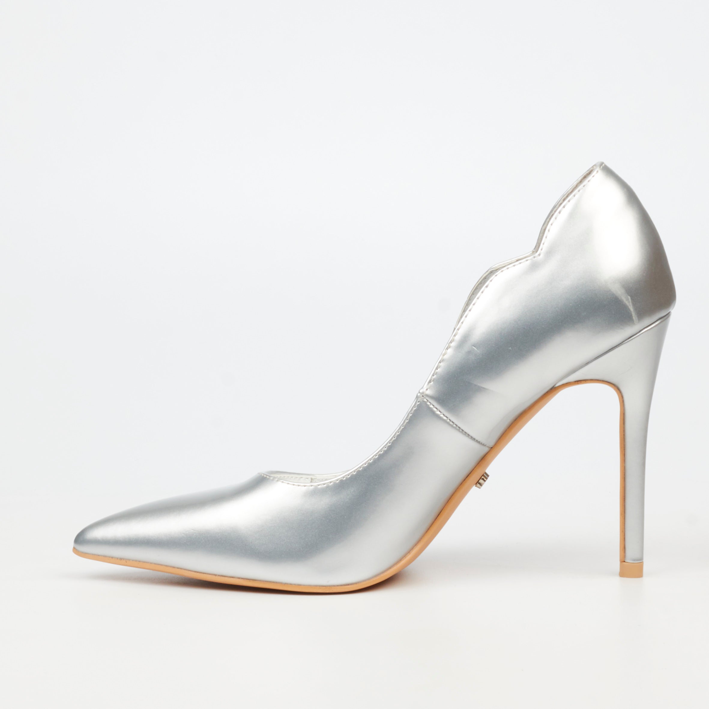 Miss Black Lola 1 Court - Silver footwear Miss Black