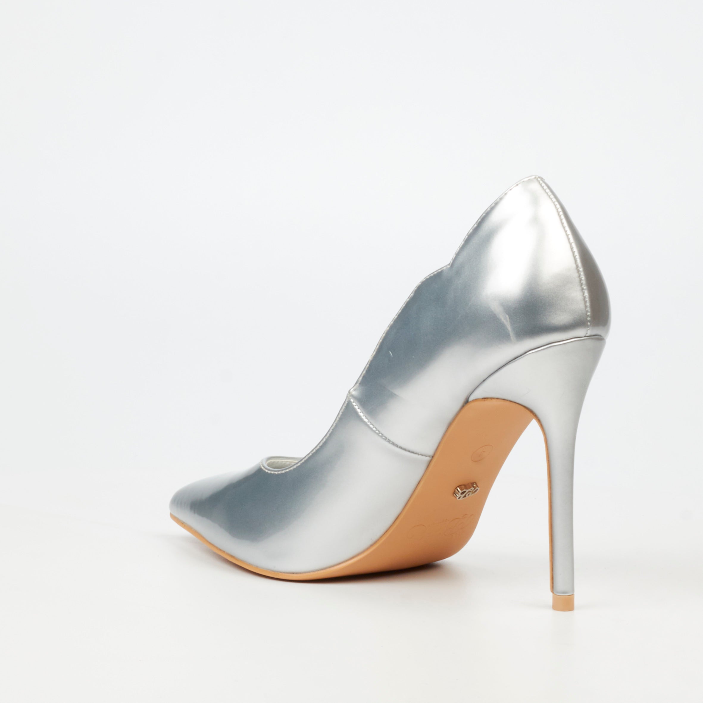 Miss Black Lola 1 Court - Silver footwear Miss Black