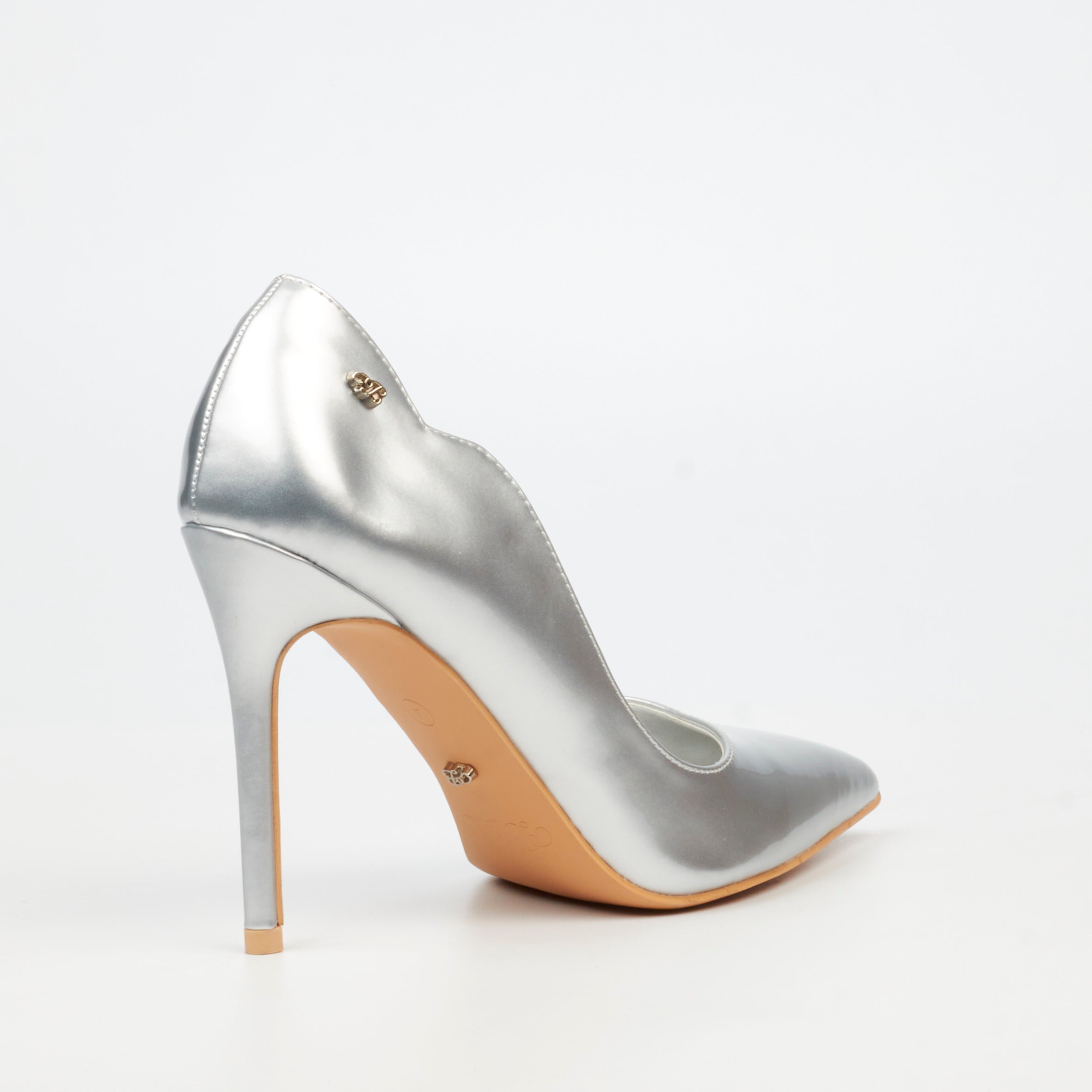 Miss Black Lola 1 Court - Silver footwear Miss Black