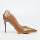 Miss Black Lola 1 Court - Taupe footwear Miss Black