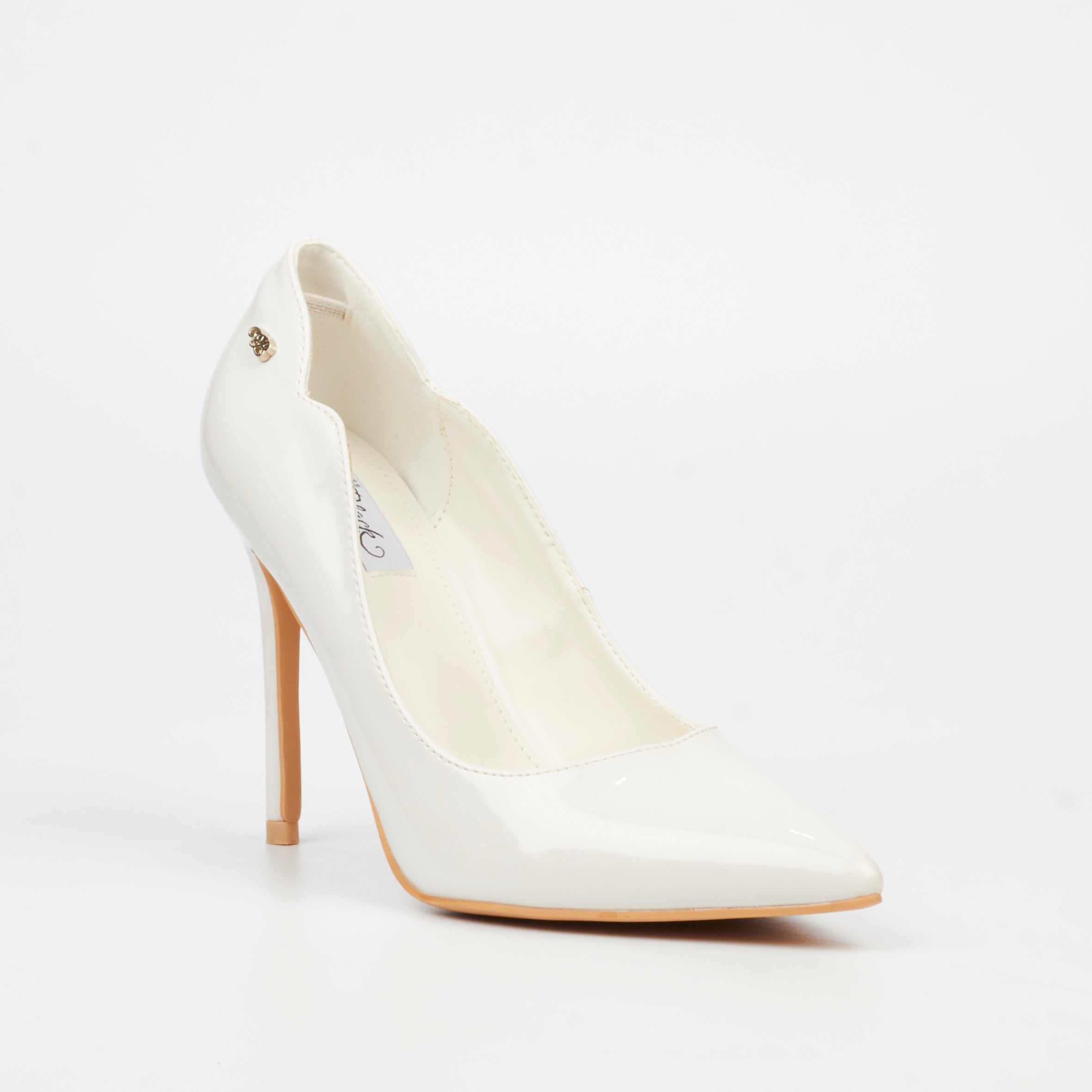 Miss Black Lola 1 Court - White footwear Miss Black