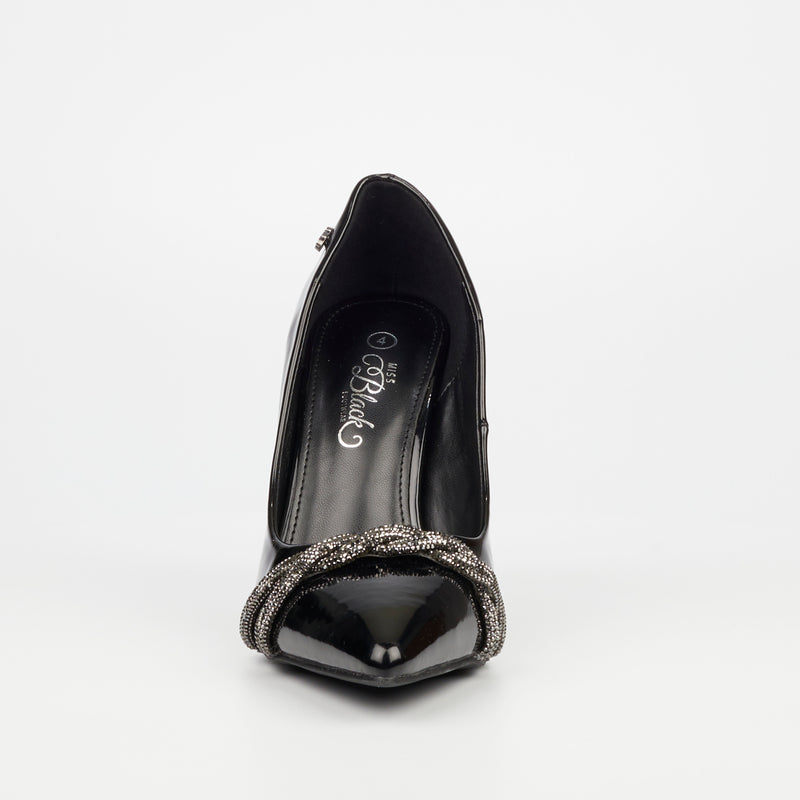 Miss Black Lola 20 Court - Black footwear Miss Black   
