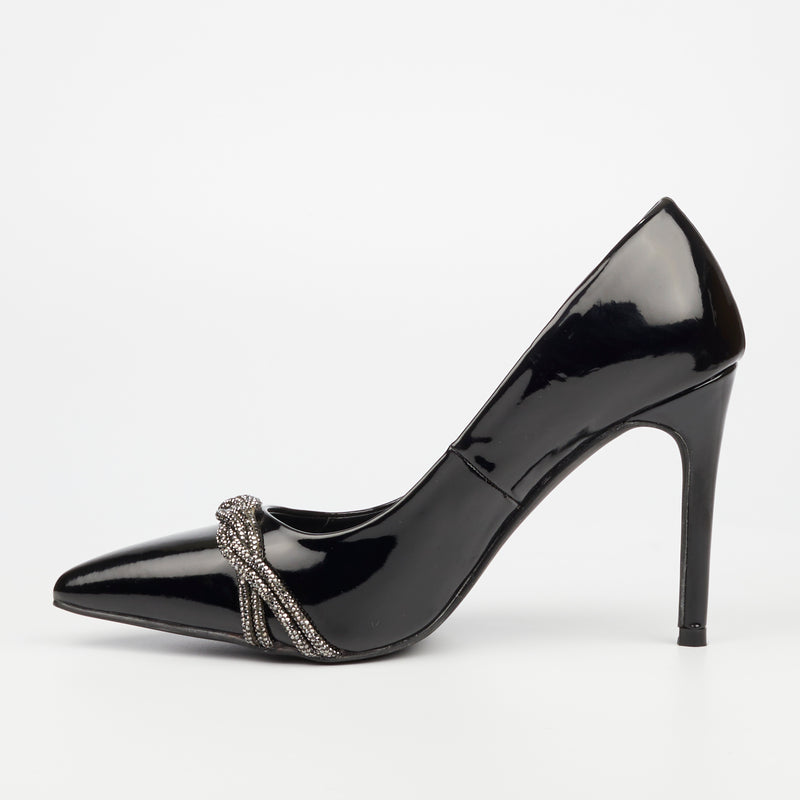 Miss Black Lola 20 Court - Black footwear Miss Black   