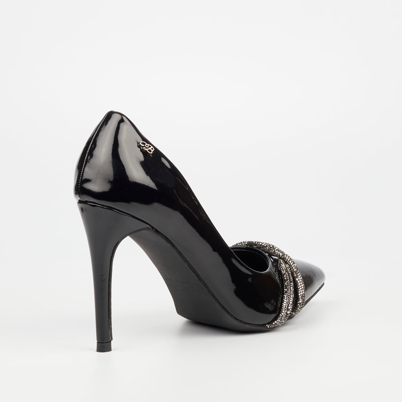 Miss Black Lola 20 Court - Black footwear Miss Black   