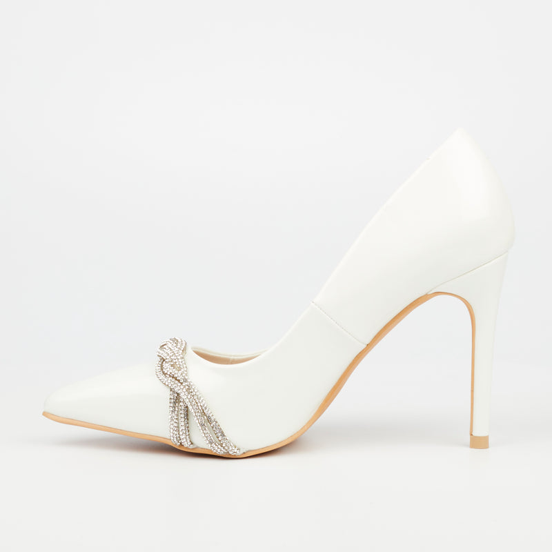 Miss Black Lola 20 Court - White footwear Miss Black   