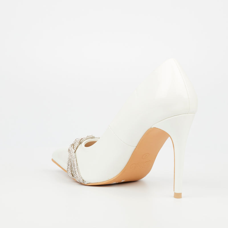 Miss Black Lola 20 Court - White footwear Miss Black   