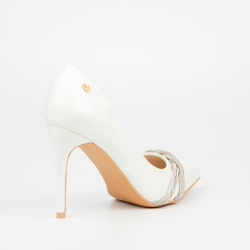 Miss Black Lola 20 Court - White footwear Miss Black   