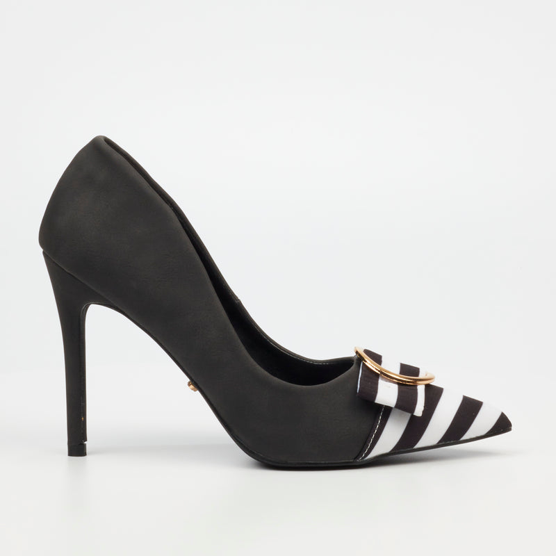 Miss Black Lola 26 Court - Black footwear Miss Black   