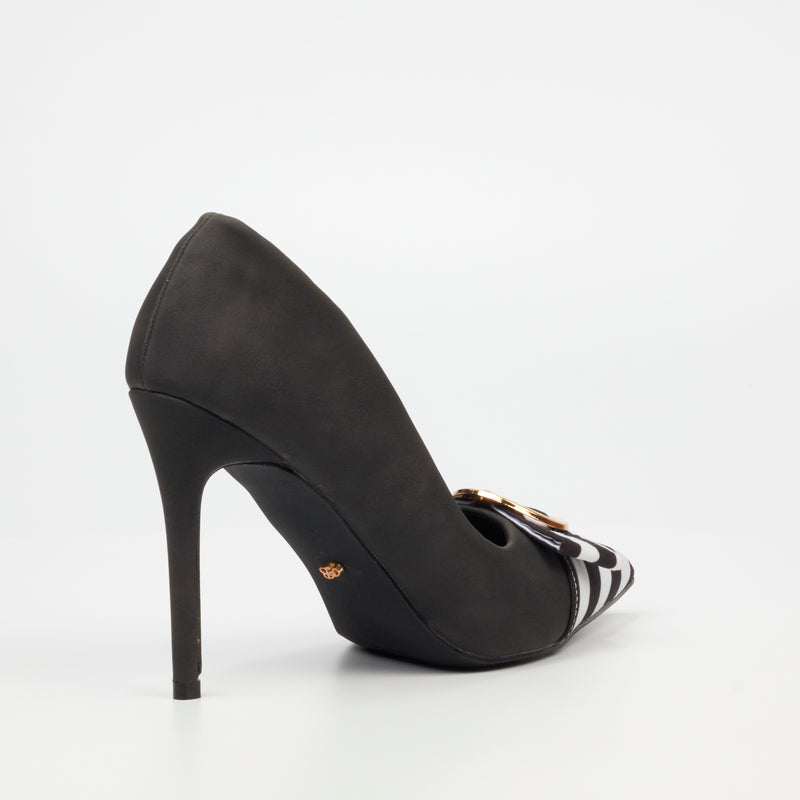 Miss Black Lola 26 Court - Black footwear Miss Black   