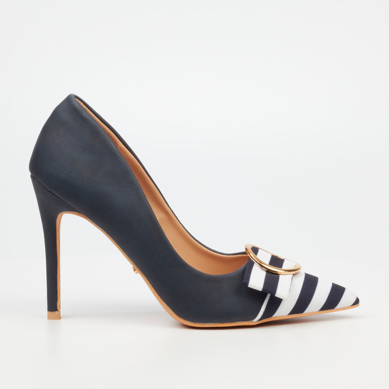 Miss Black Lola 26 Court - Navy footwear Miss Black   