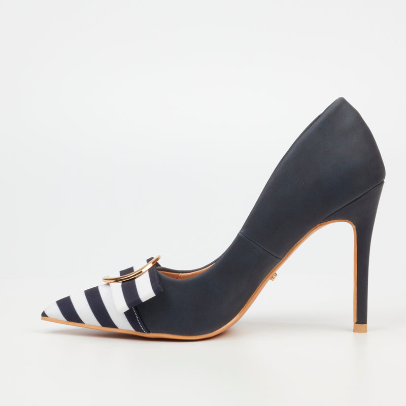 Miss Black Lola 26 Court - Navy footwear Miss Black   