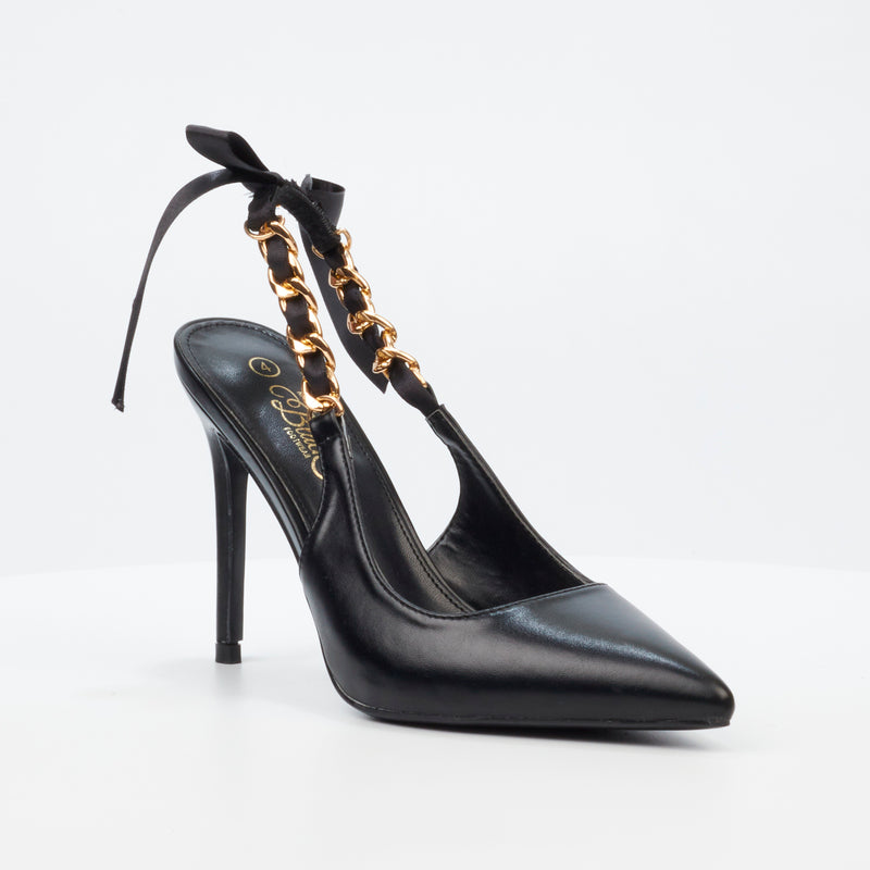 Miss Black Lola 29 Court - Black footwear Miss Black   