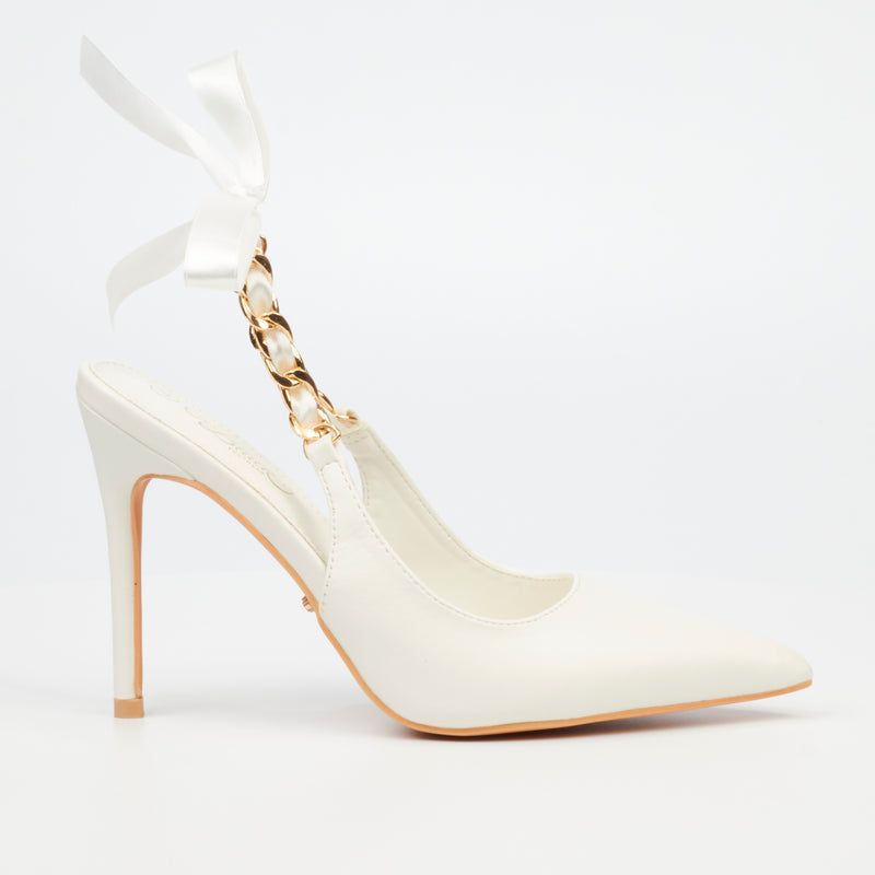 MIss Black Lola 29 Court - White footwear Miss Black   