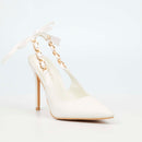 MIss Black Lola 29 Court - White footwear Miss Black