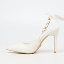 MIss Black Lola 29 Court - White footwear Miss Black